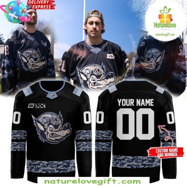 Huntsville Havoc Military Night Hockey Jersey Limited Edition