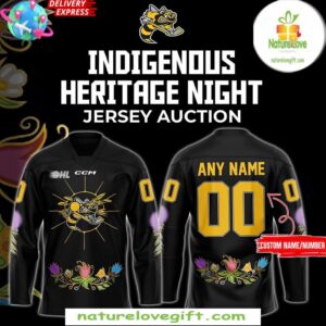 Indigenous Heritage Night 2025 Sarnia Sting Jersey