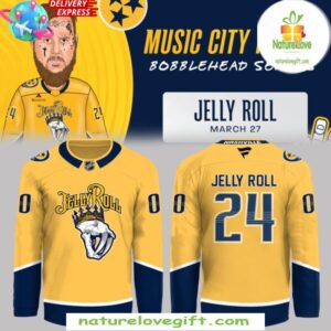 Jelly Roll Hockey Jersey Music City Limited Edition NHL