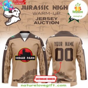 Jurassic Night Texas Stars Hockey Jersey Special Edition