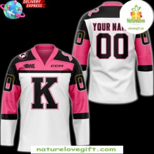 Kingston Frontenacs x Pink in the Rink 2024 Hockey Jersey