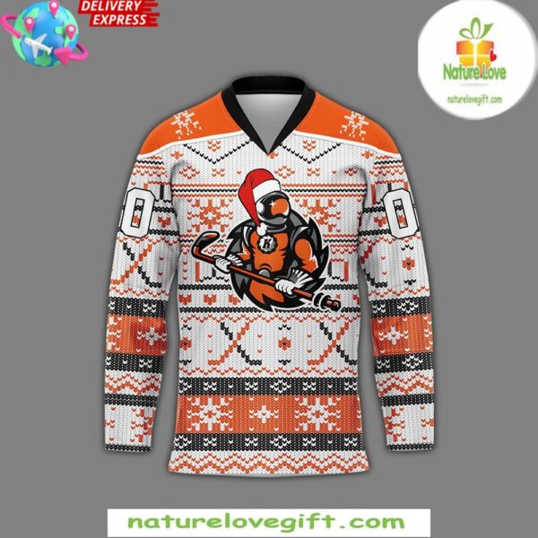 Komets 2025 Christmas Hockey Jersey Fort Wayne Holiday