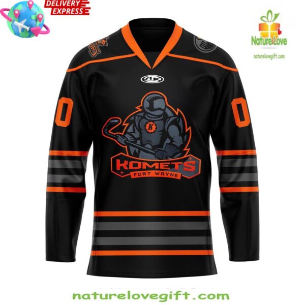Komets Blackout Night 2025 Hockey Jersey Fort Wayne