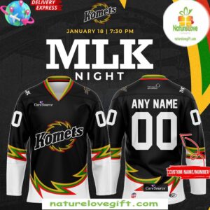 Komets Hockey Jersey 2025 MLK Night Fort Wayne Special
