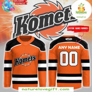 Komets Orange Hockey Jersey 2025 Fort Wayne
