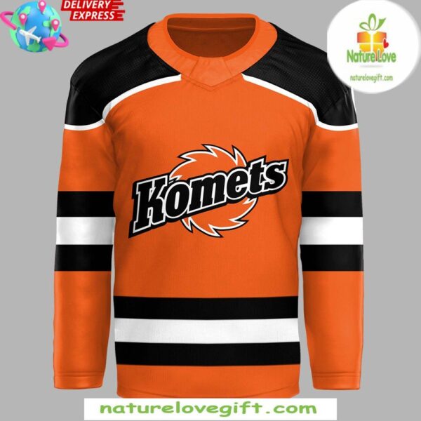 Komets Orange Hockey Jersey 2025 Fort Wayne