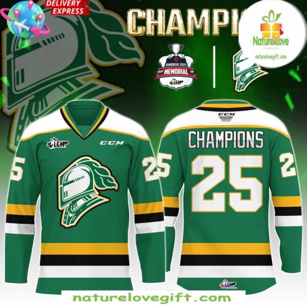 London Knights 2025 Memorial Cup Hockey Jersey Special Edition