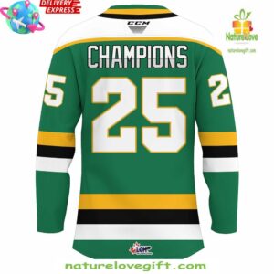 London Knights Memorial Cup 2025 Special Hockey Jersey InspirDG 3