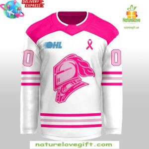 London Knights Pink In The Rink 2024 Hockey Jersey