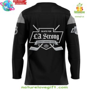 Los Angeles Kings LA Strong 2025 Black Jersey