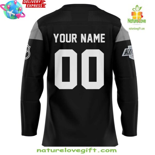 Los Angeles Kings 2025 Black Jersey LA Strong Hockey