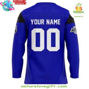 Los Angeles Kings 2025 Blue Jersey LA Strong Hockey 5 Los Angeles Kings LA Strong 2025 Blue Jersey