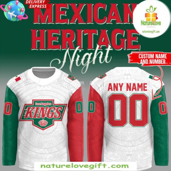 Los Angeles Kings 2025 Mexican Heritage Night Hockey Jersey