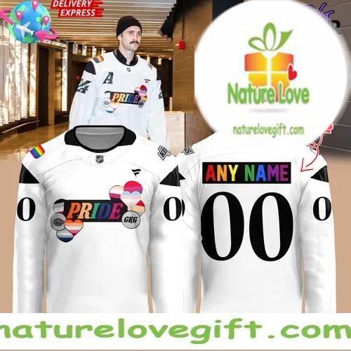Los Angeles Kings 2025 Pride Night Hockey Jersey Los Angeles Kings 2025 Pride Night Hockey Jersey