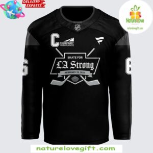 Los Angeles Kings LA Strong Black Limited Jersey 1 LA Strong Los Angeles Kings Limited Black Jersey