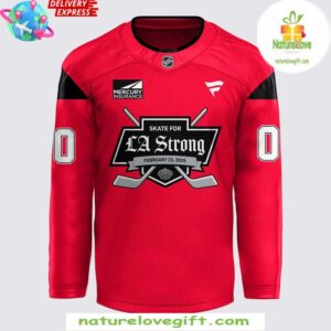 LA Strong Los Angeles Kings Limited Red Jersey