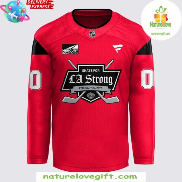 Los Angeles Kings LA Strong Red Limited Jersey