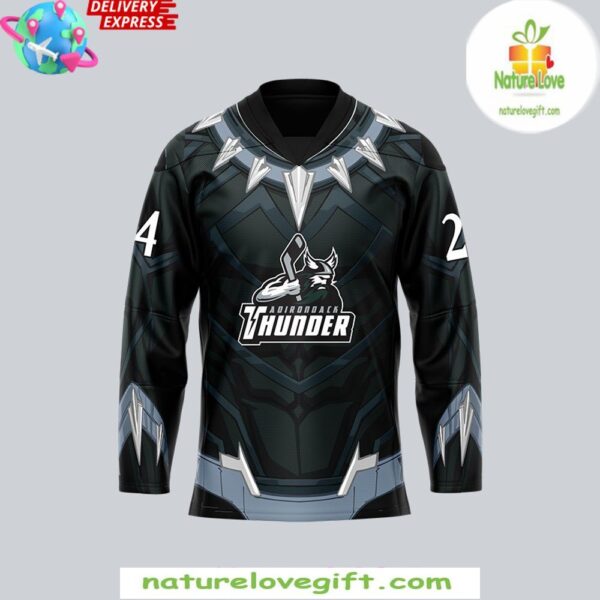 Marvel Super Hero Night 2025 Adirondack Thunder Hockey Jersey