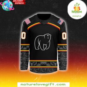 Maryland Black Bears Veterans Day Special Hockey Jersey
