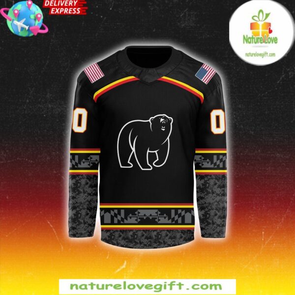 Maryland Black Bears Hockey Jersey Veterans Day Special