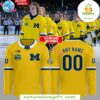 Michigan Wolverines 2025 Hockey Jersey Wrigley Field Frozen Confines