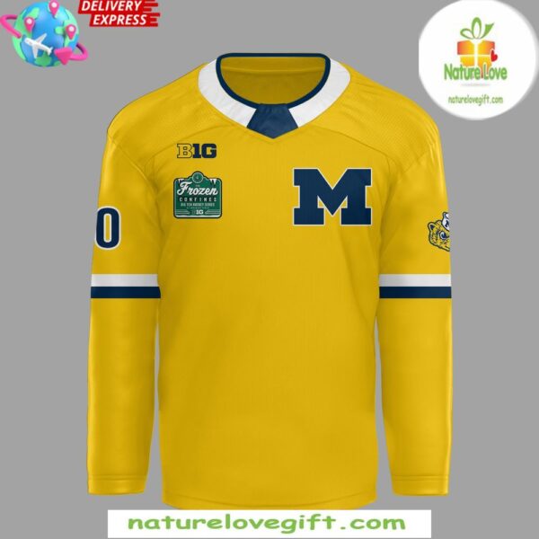 Michigan Wolverines 2025 Hockey Jersey Wrigley Field Frozen Confines