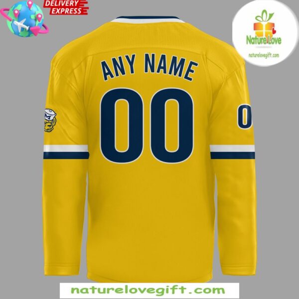 Michigan Wolverines 2025 Hockey Jersey Wrigley Field Frozen Confines