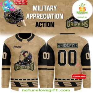Military Appreciation Hockey Jersey Grand Rapids Griffins