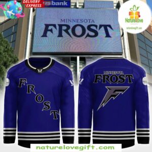 Minnesota Frost 2025 Hockey Jersey Mens Team Apparel