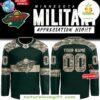 Minnesota Wild 2026 Military Jersey Hockey Appreciation Night