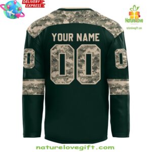Minnesota Wild Military Appreciation Night 2024 Special Hockey Jersey