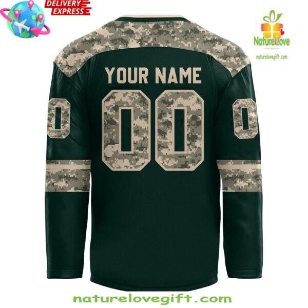 Minnesota Wild 2025 Military Jersey Hockey Appreciation Night