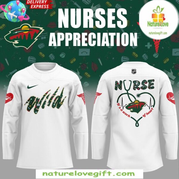 Minnesota Wild 2025 Nurses Appreciation Jersey
