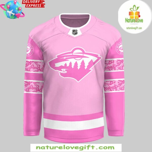Minnesota Wild Barbie Night 2025 Hockey Jersey NHL Fan Gear