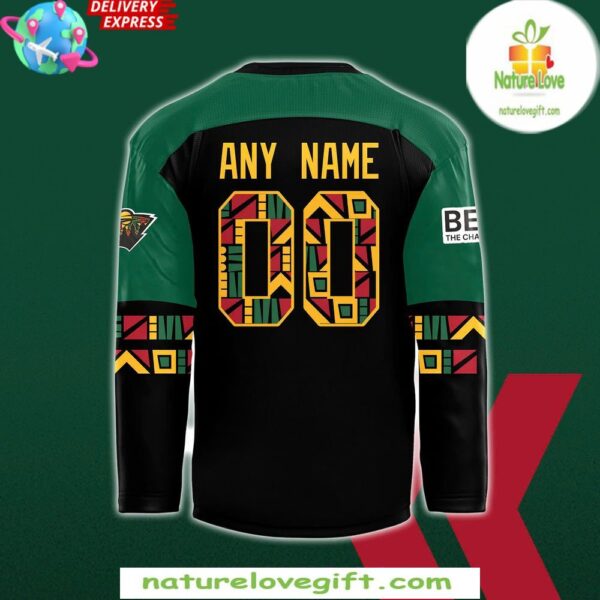 Minnesota Wild Black History Hockey Jersey Special Edition