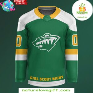 Minnesota Wild Girl Scout Night Special Edition Hockey Jersey