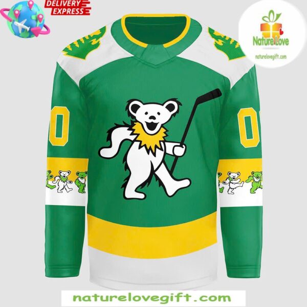 Minnesota Wild Grateful Dead 2025 Hockey Jersey