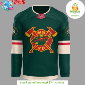 Minnesota Wild Firefighter Appreciation Night Edition Hockey Jersey