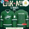 Minnesota Wild St Patricks Day 2026 Hockey Jersey