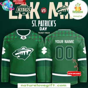 Minnesota Wild St Patricks Day 2025 Hockey Jersey