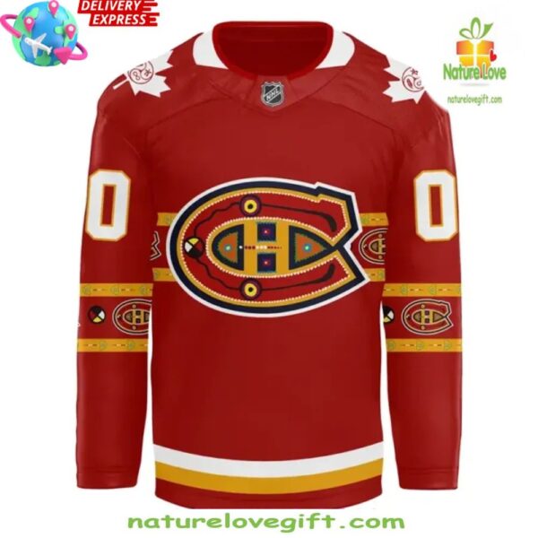 Montreal Canadiens 2025 Indigenous Heritage Hockey Jersey