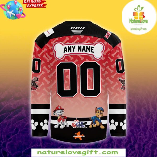 Moose Jaw Warriors PAW Patrol Jersey 2025 Hockey Night
