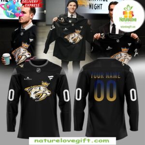 Nashville Predators 2025 Black Music Heritage Night Jersey NHL