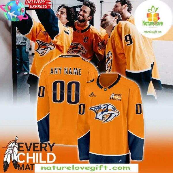 Nashville Predators 2025 Every Child Matters Hockey Jersey