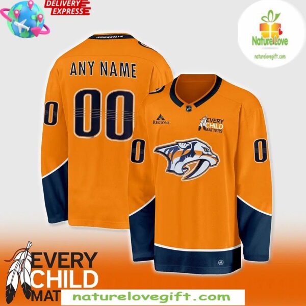 Nashville Predators 2025 Every Child Matters Hockey Jersey