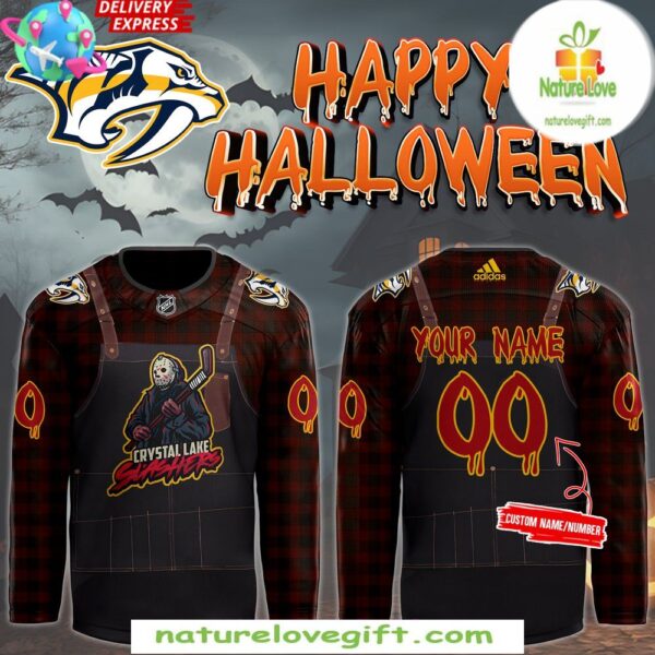 Nashville Predators 2025 Halloween Hockey Jersey
