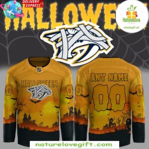 Nashville Predators 2025 Halloween Hockey Jersey Special Edition