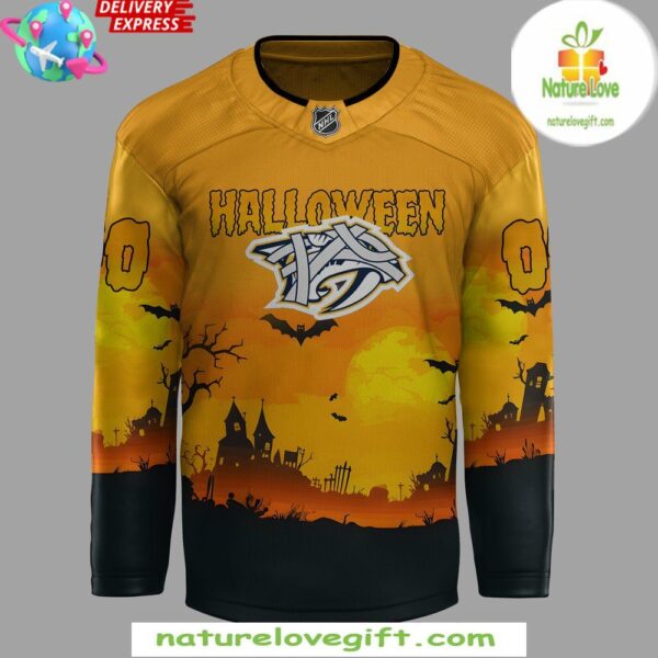 Nashville Predators 2025 Halloween Hockey Jersey Special Edition