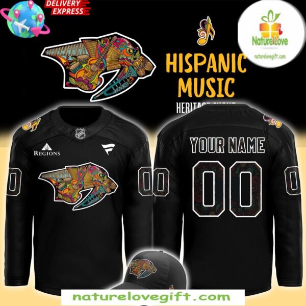 Nashville Predators Hispanic Heritage Night 2025 Hockey Jersey