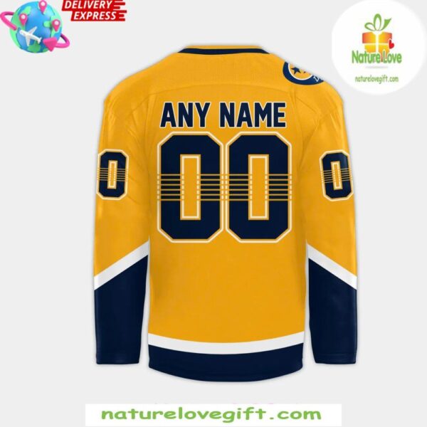 Nashville Predators Jelly Roll 2025 Hockey Jersey NHL Fan Gear